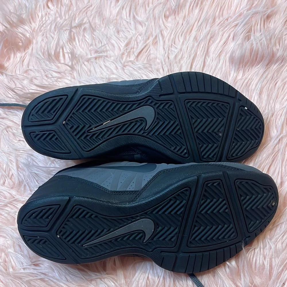 Nike Air Men's Ring Leader Low Trainer Shoes Sneakers Gray & Black‎ Size 7.5
